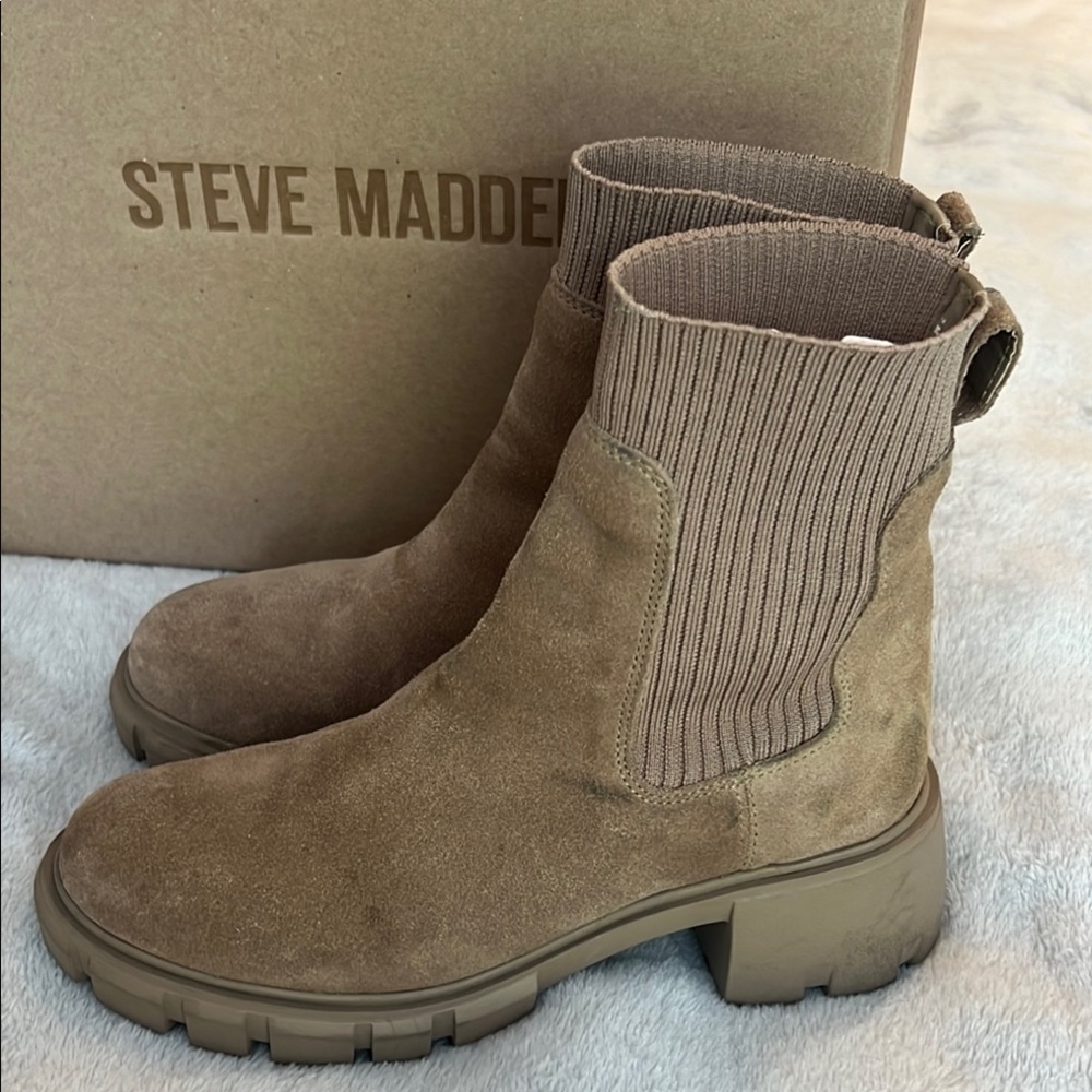 Steve Madden Women's Tan Ankle Boots